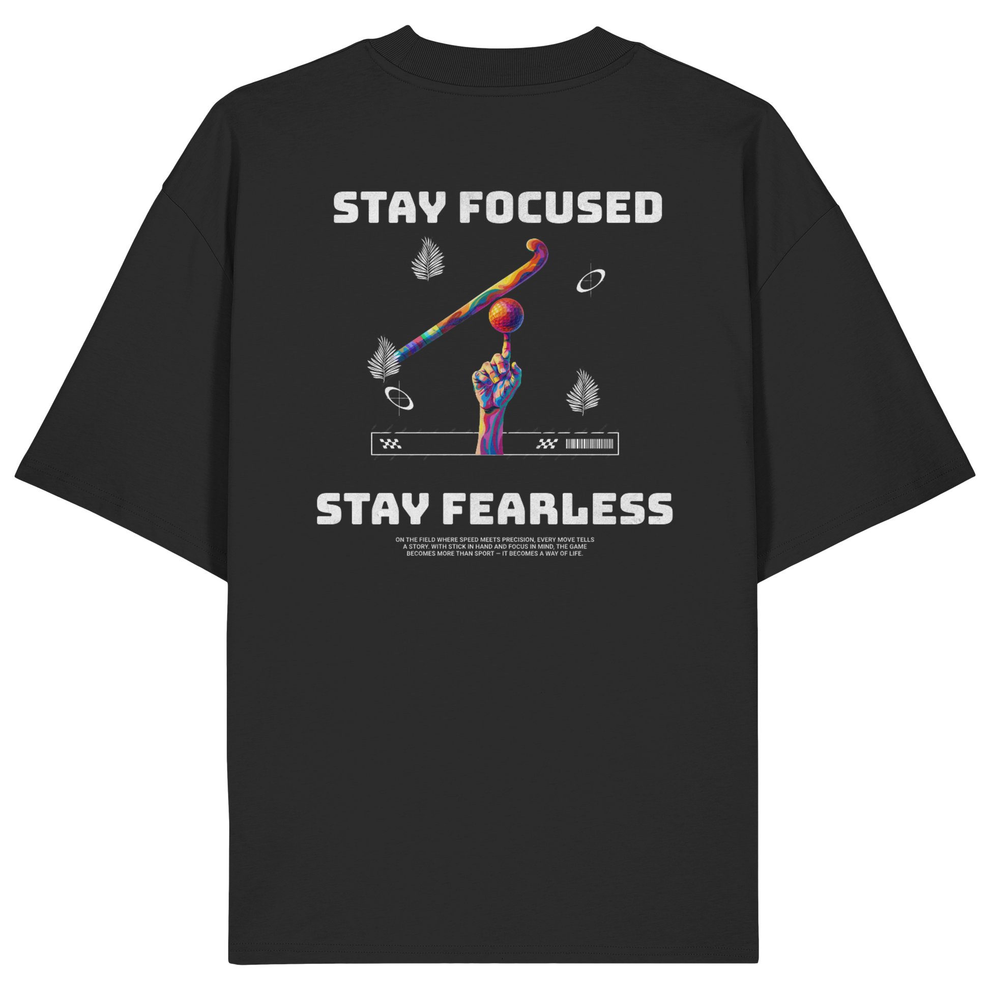 Stay Focused - Organic Oversize Shirt - Hockeycarl