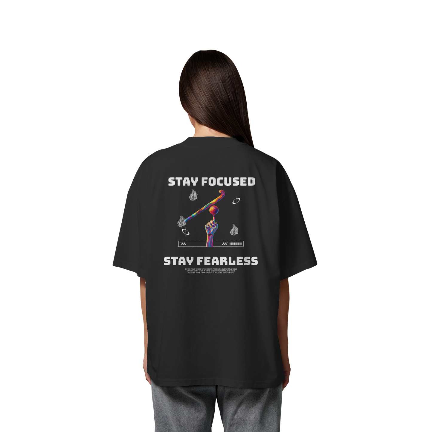 Stay Focused - Organic Oversize Shirt - Hockeycarl