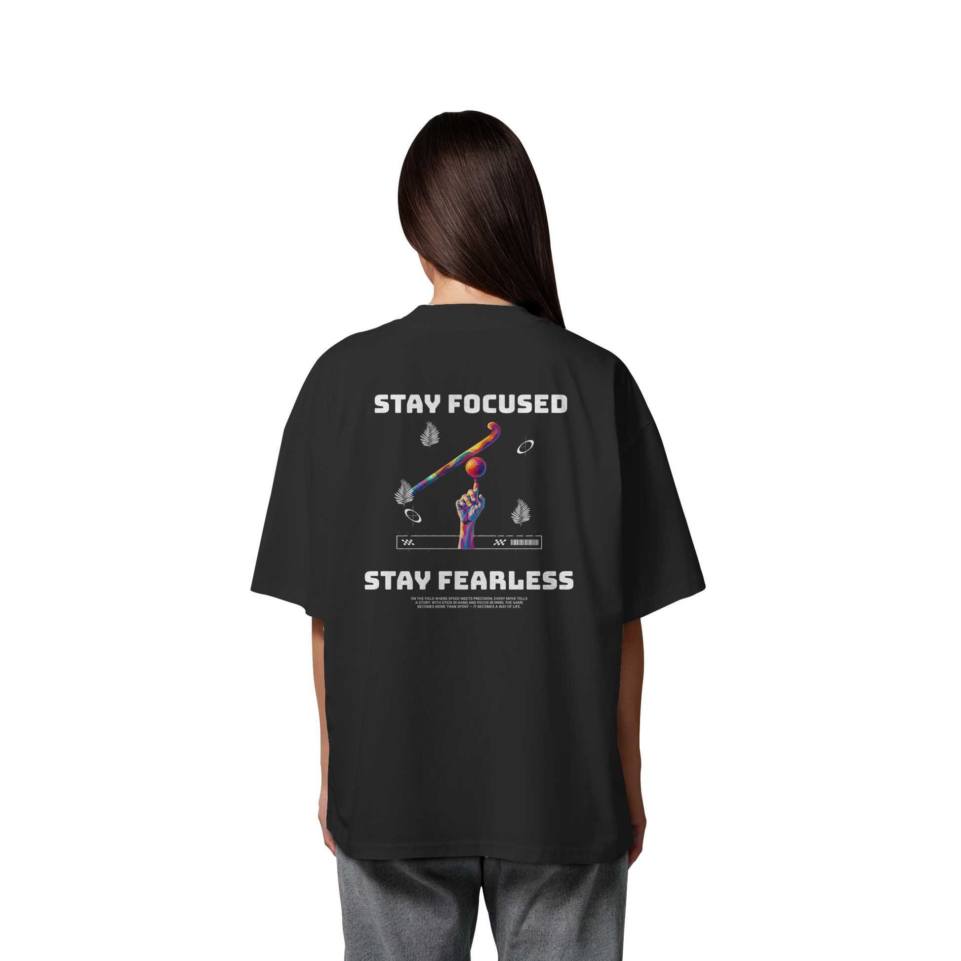 Stay Focused - Organic Oversize Shirt - Hockeycarl