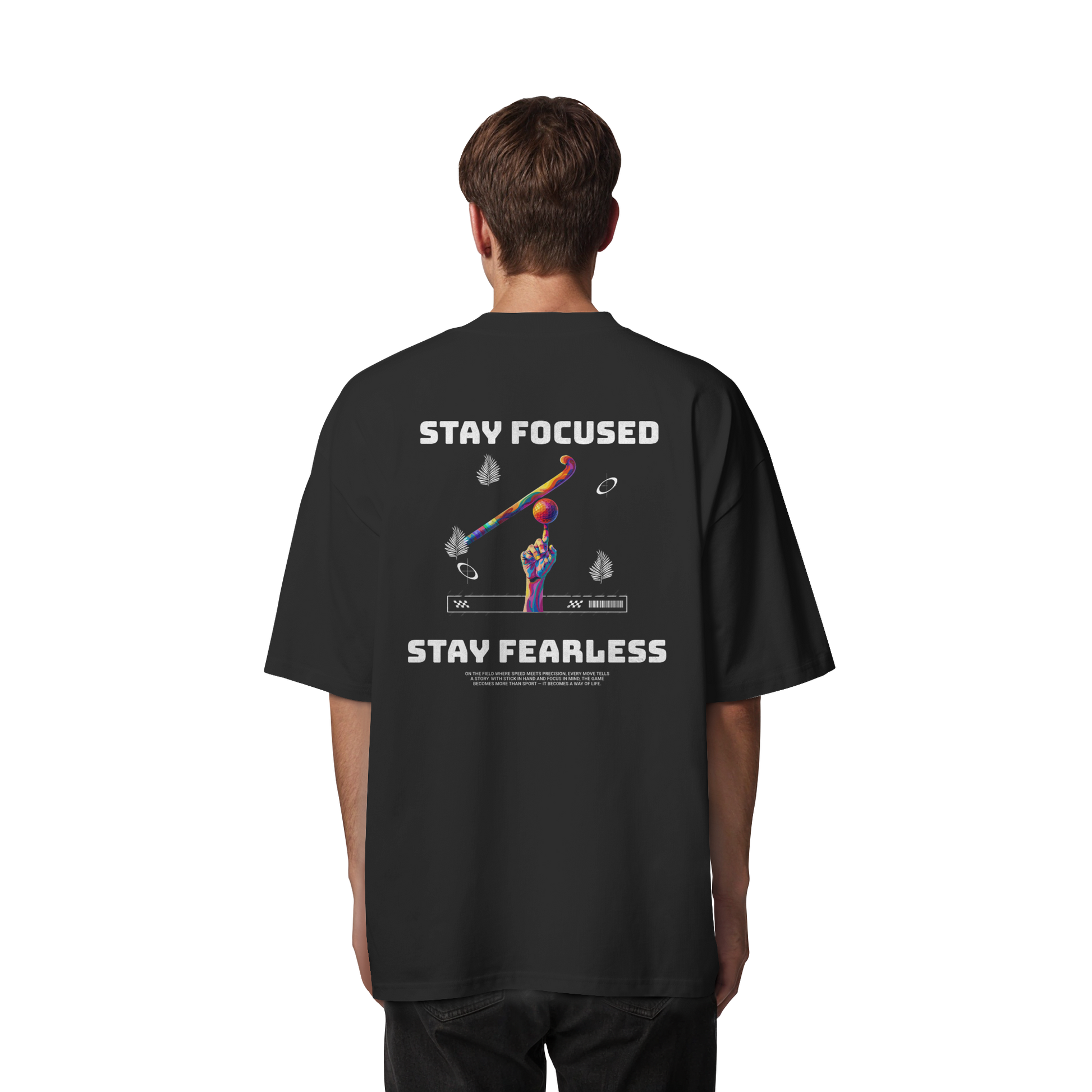 Stay Focused - Organic Oversize Shirt - Hockeycarl