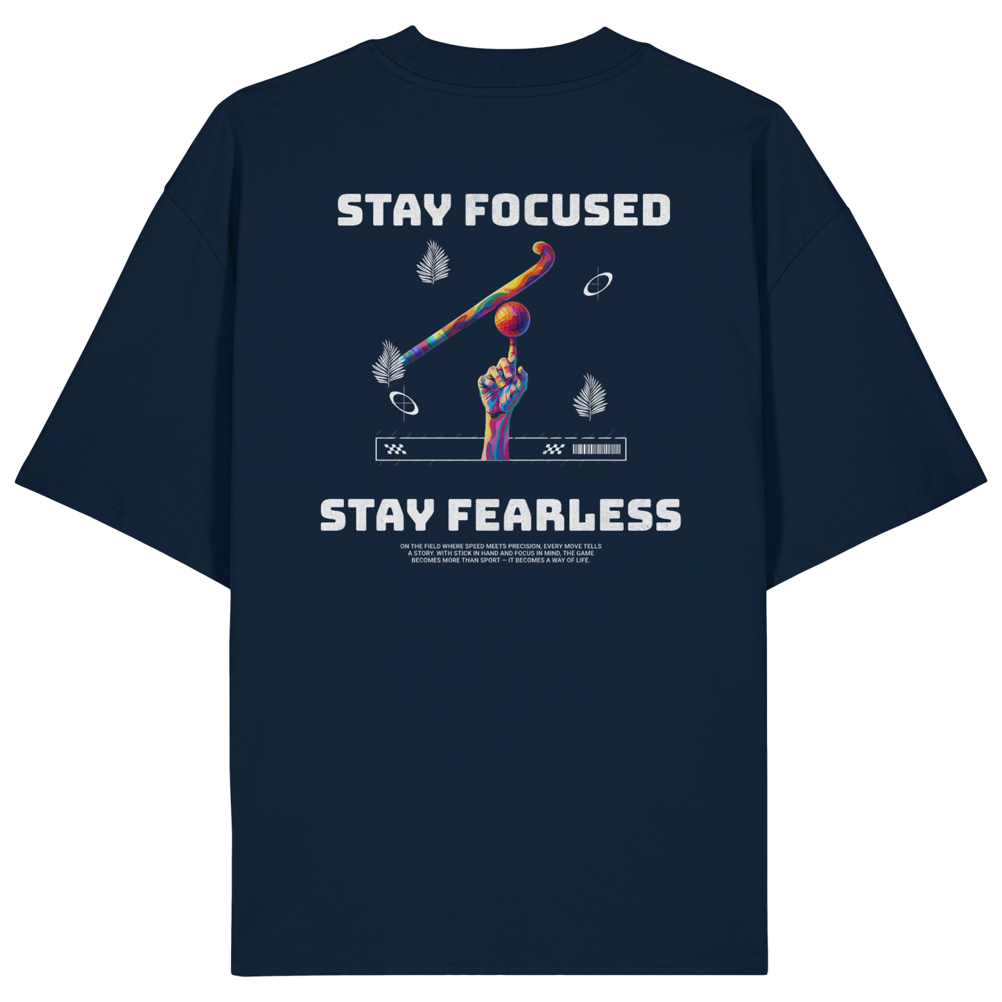Stay Focused - Organic Oversize Shirt - Hockeycarl