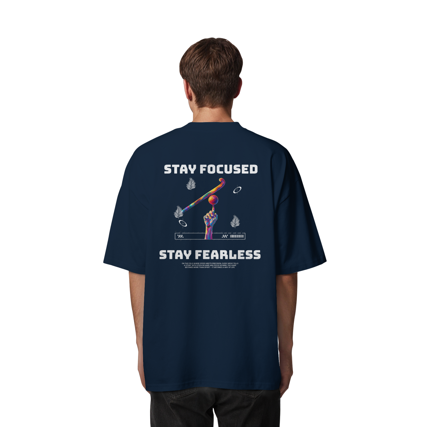 Stay Focused - Organic Oversize Shirt - Hockeycarl