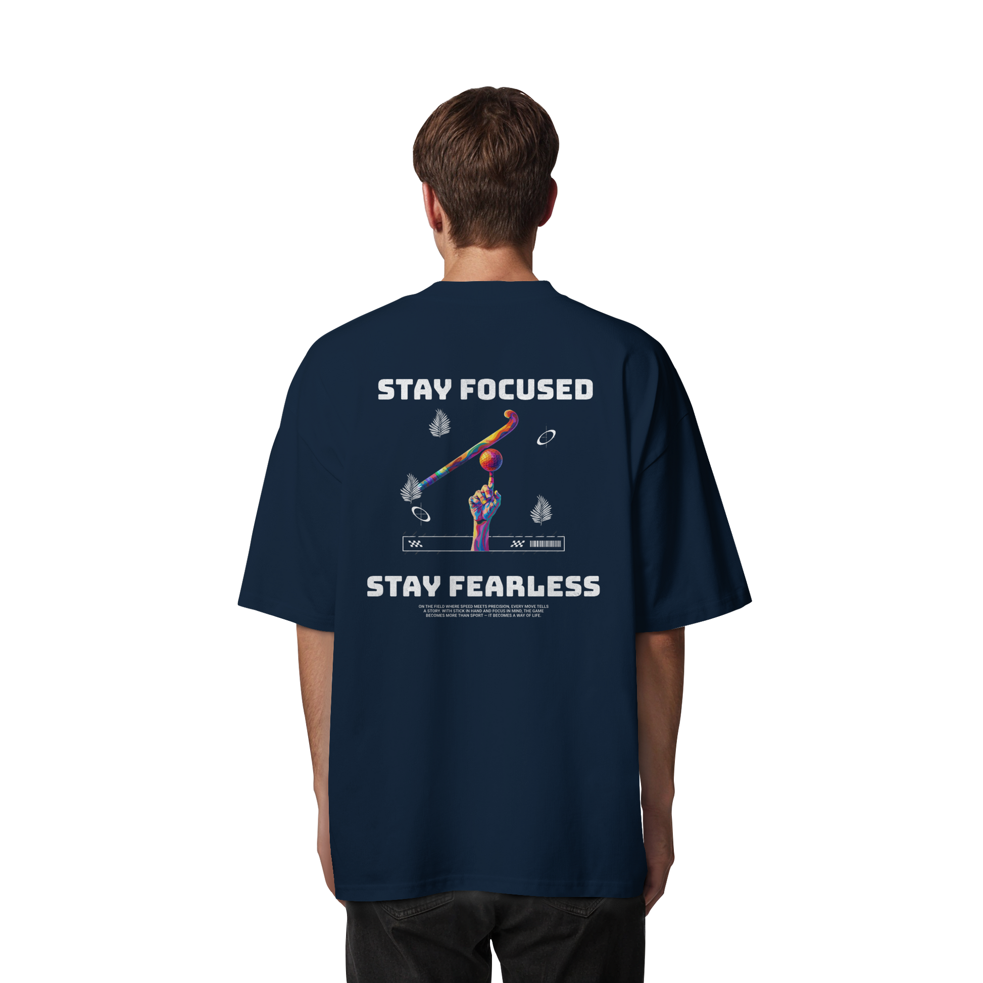 Stay Focused - Organic Oversize Shirt - Hockeycarl