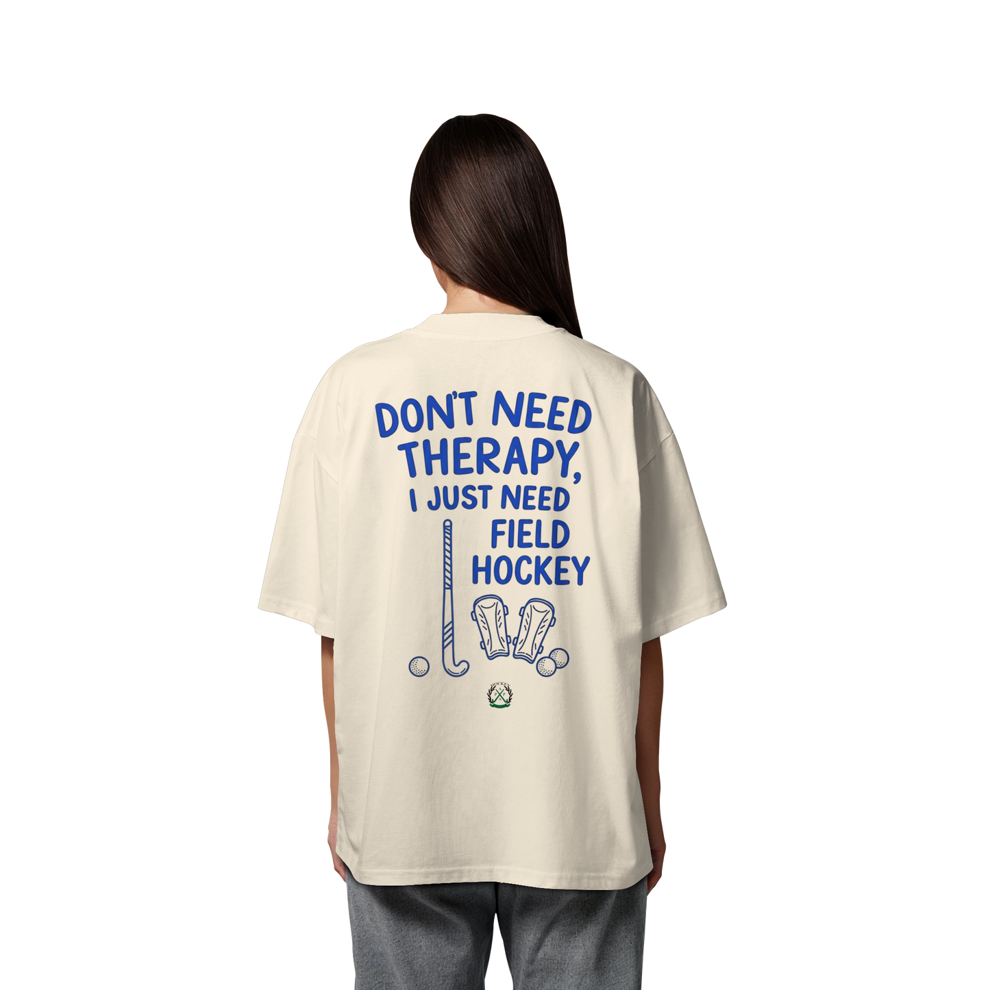 Don't Need Therapy  - Organic Oversize Shirt - Hockeycarl