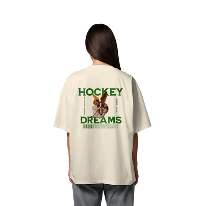 Hockey Dreams - Organic Oversize Shirt - Hockeycarl