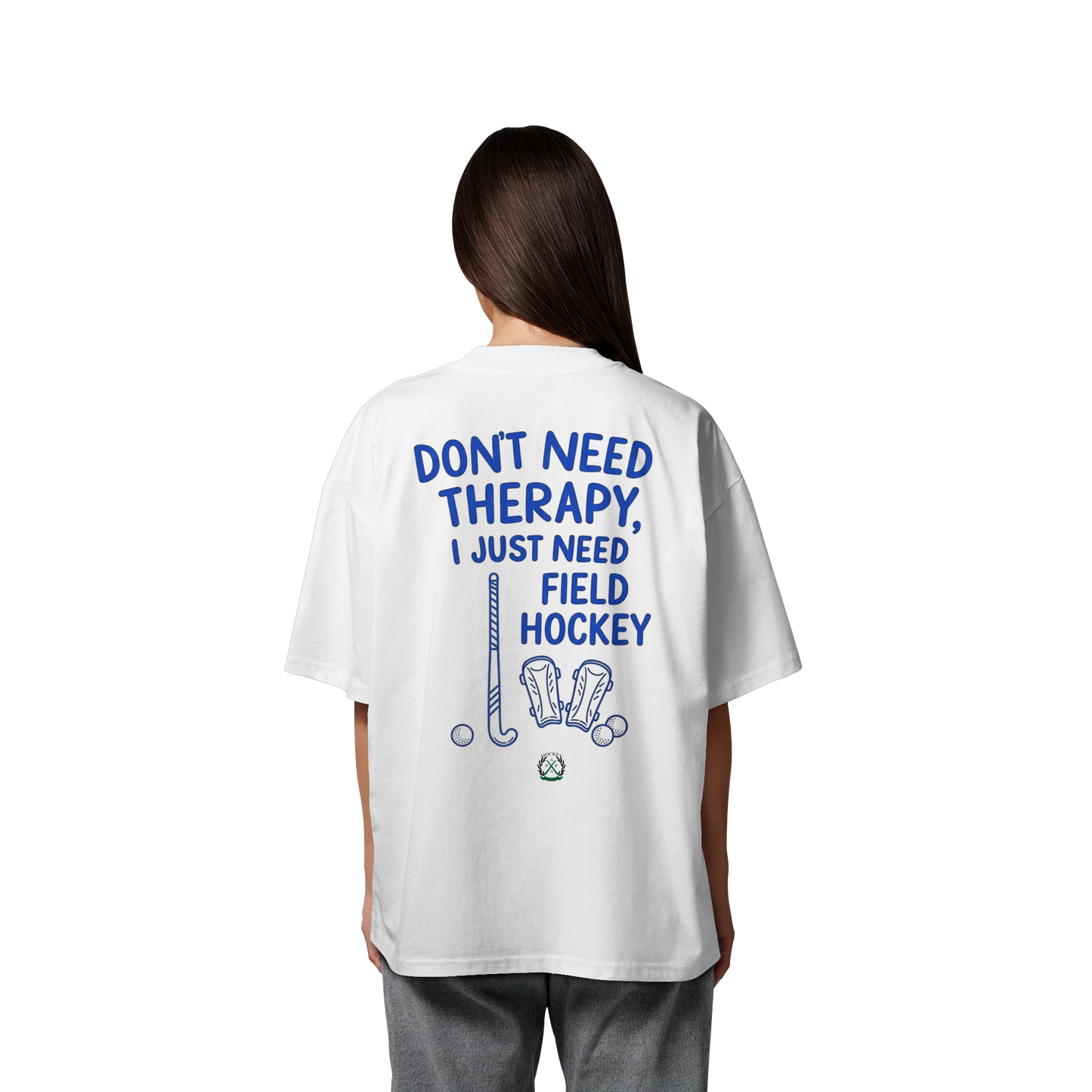 Don't Need Therapy  - Organic Oversize Shirt - Hockeycarl