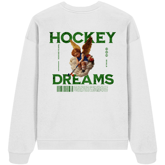 Hockey Dreams - Organic Oversize Sweatshirt - Hockeycarl