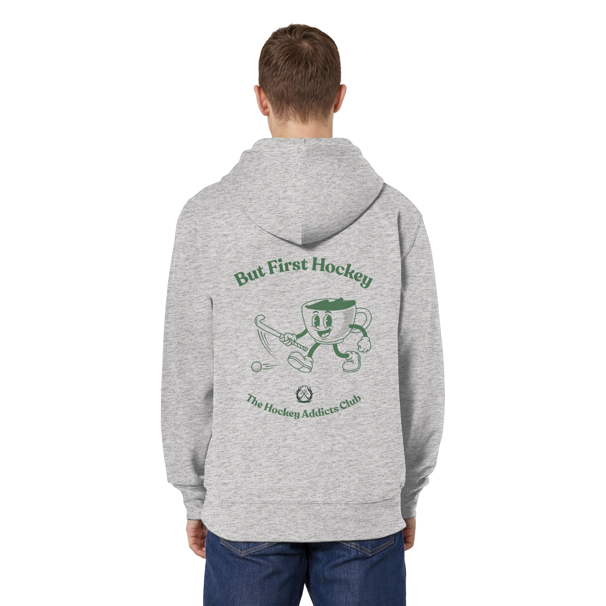 But First Hockey - Organic Relaxed Zipper - Hockeycarl