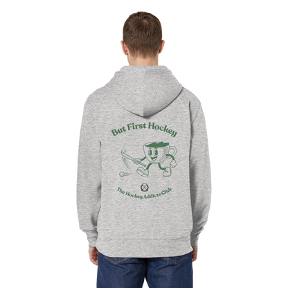 But First Hockey - Organic Relaxed Zipper - Hockeycarl