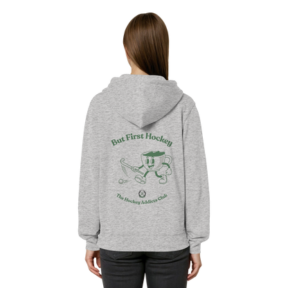 But First Hockey - Organic Relaxed Zipper - Hockeycarl
