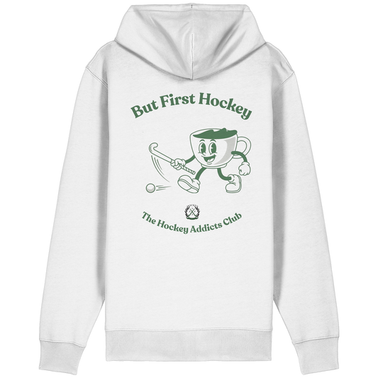 But First Hockey - Organic Relaxed Zipper - Hockeycarl
