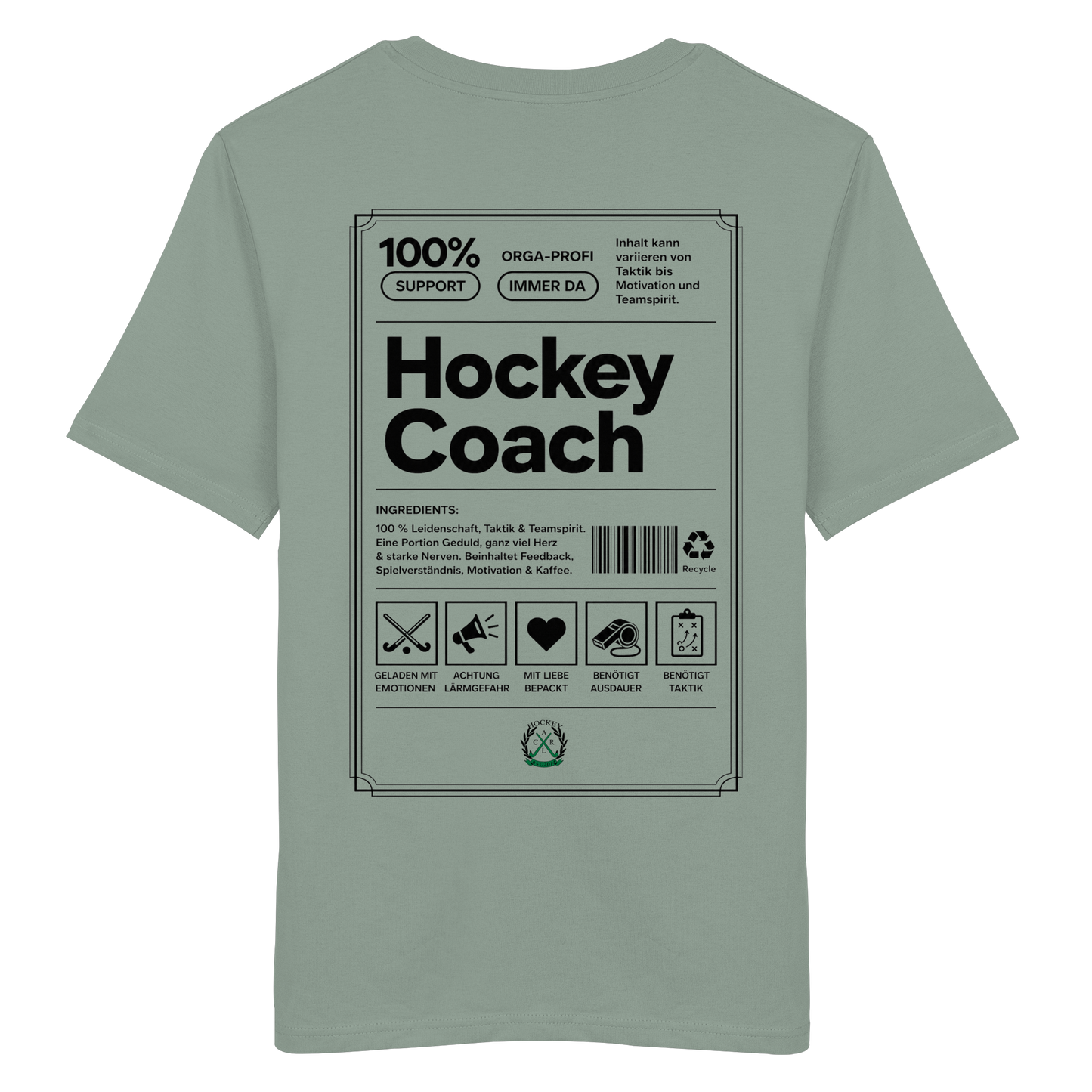 Hockey Coach - Organic Shirt - Hockeycarl
