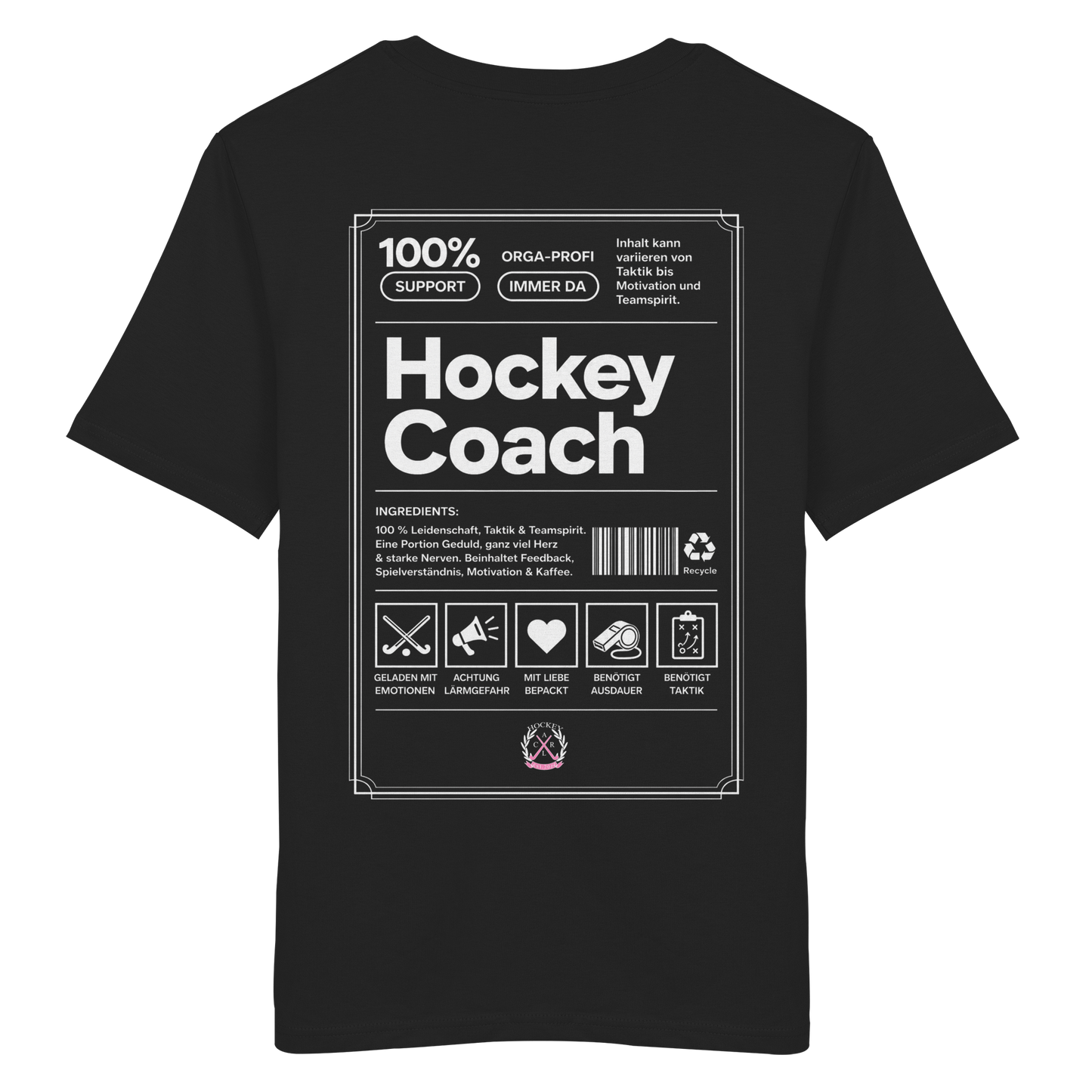 Hockey Coach - Organic Shirt - Hockeycarl
