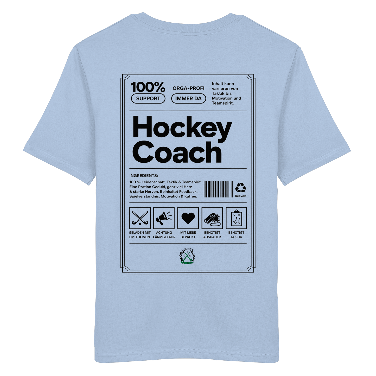 Hockey Coach - Organic Shirt - Hockeycarl