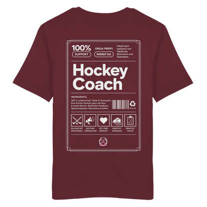 Hockey Coach - Organic Shirt - Hockeycarl