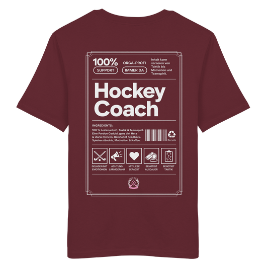 Hockey Coach - Organic Shirt - Hockeycarl
