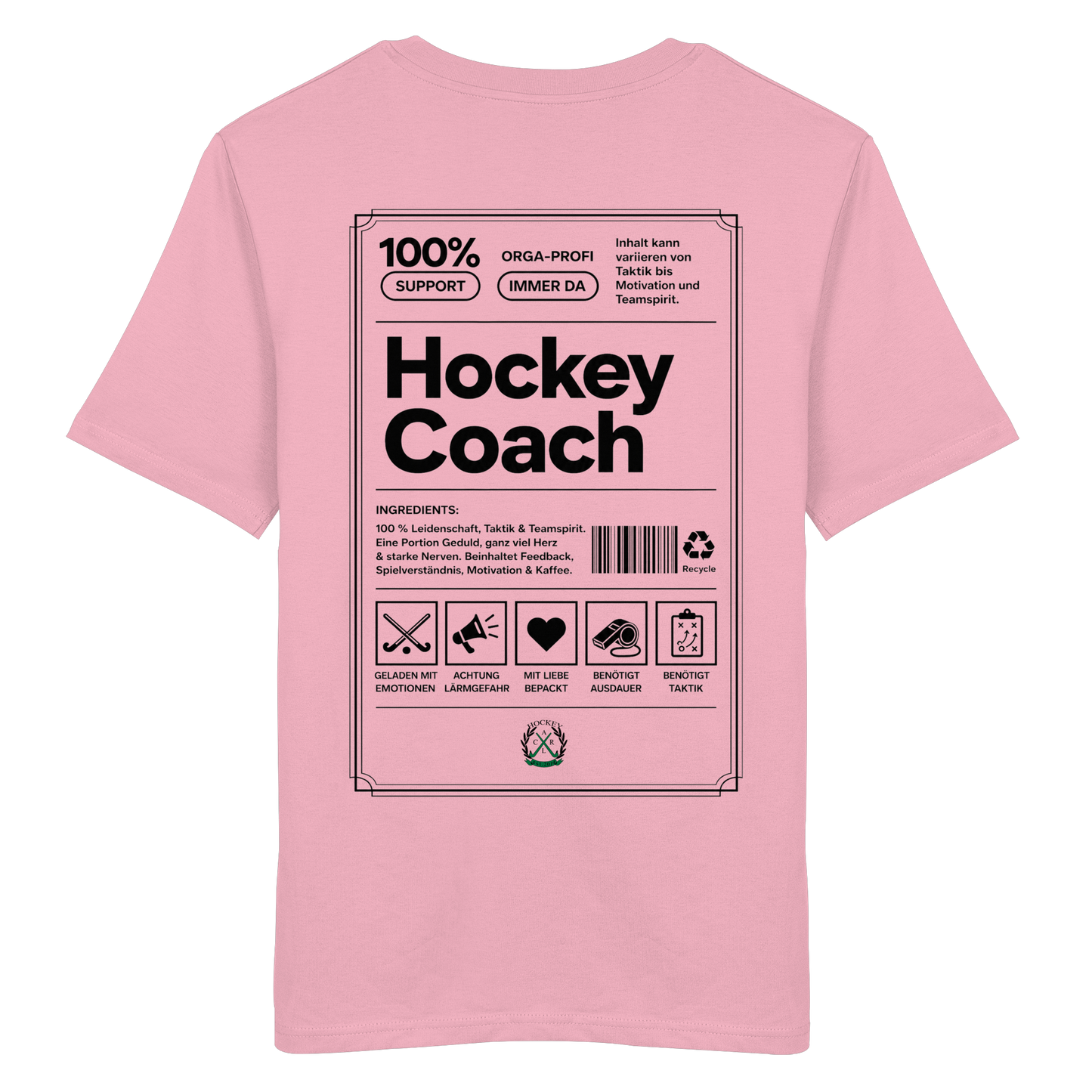 Hockey Coach - Organic Shirt - Hockeycarl