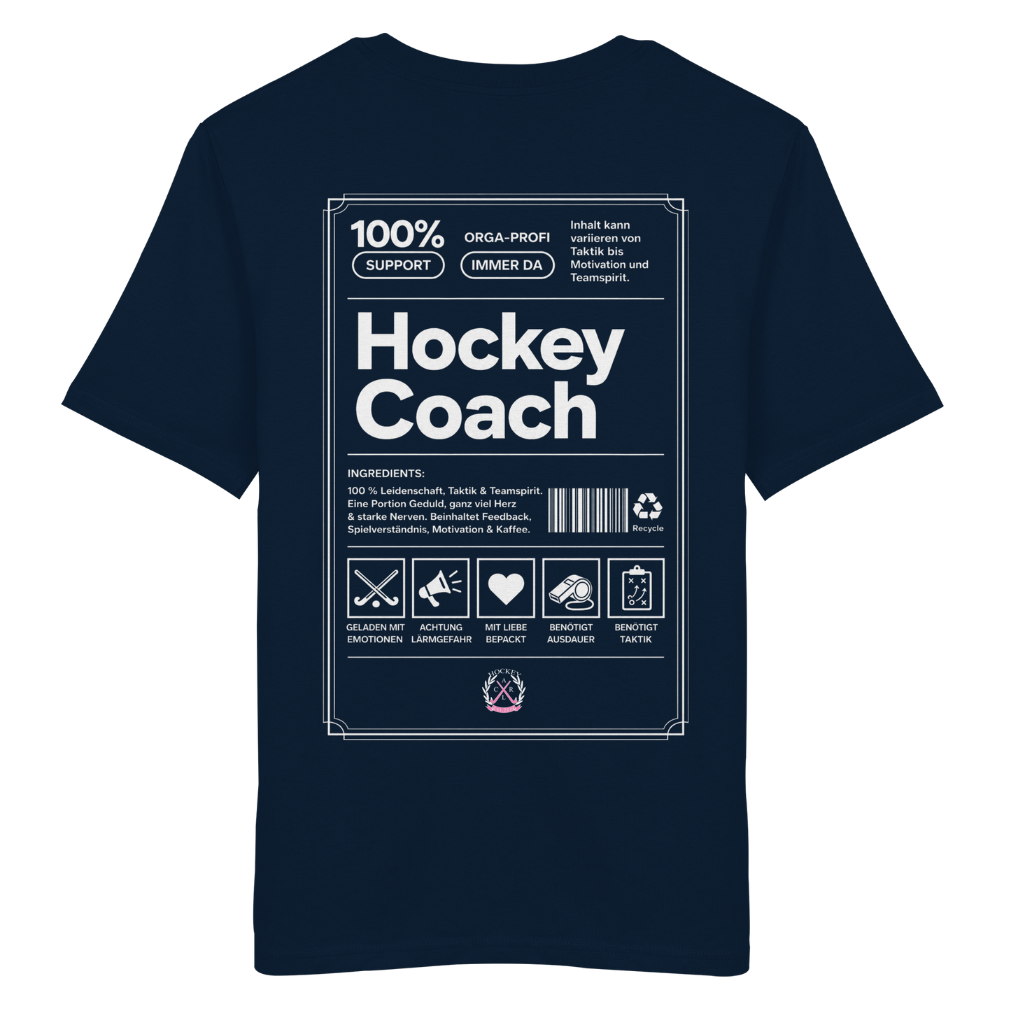 Hockey Coach - Organic Shirt - Hockeycarl