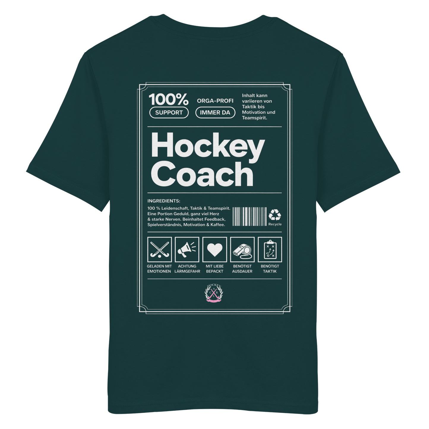 Hockey Coach - Organic Shirt - Hockeycarl