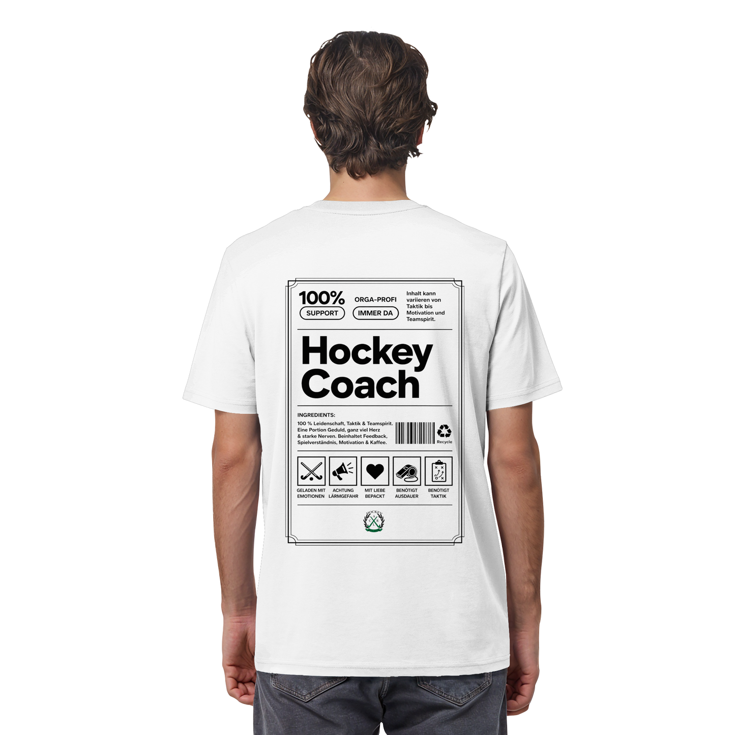 Hockey Coach - Organic Shirt - Hockeycarl