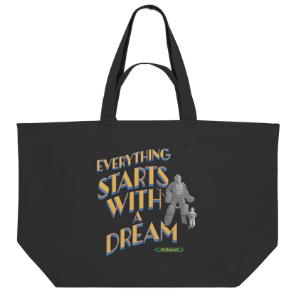 Everything starts with a Dream  - Organic Shopping-Bag - Hockeycarl