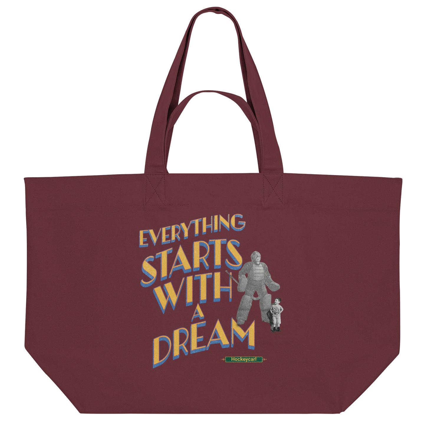 Everything starts with a Dream  - Organic Shopping-Bag - Hockeycarl