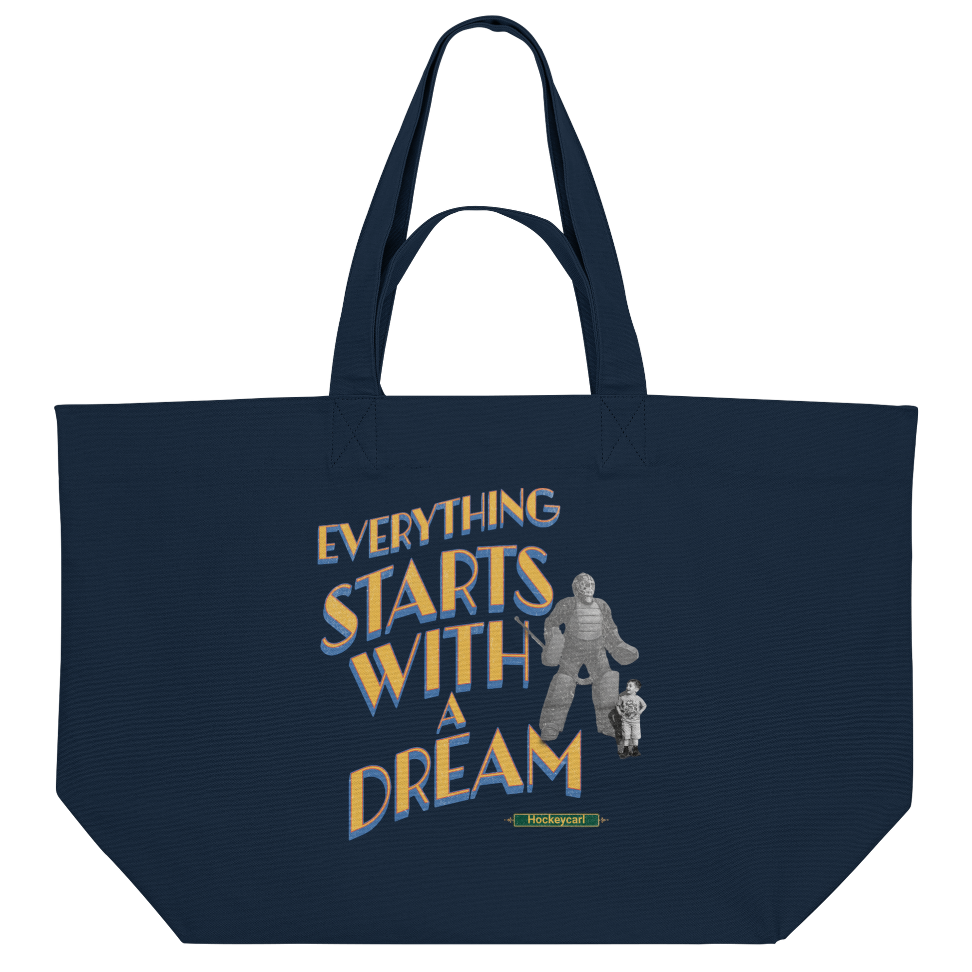 Everything starts with a Dream  - Organic Shopping-Bag - Hockeycarl