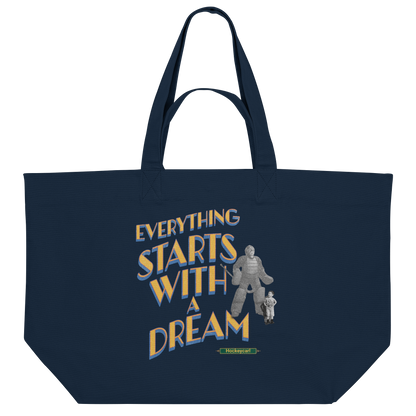 Everything starts with a Dream  - Organic Shopping-Bag - Hockeycarl