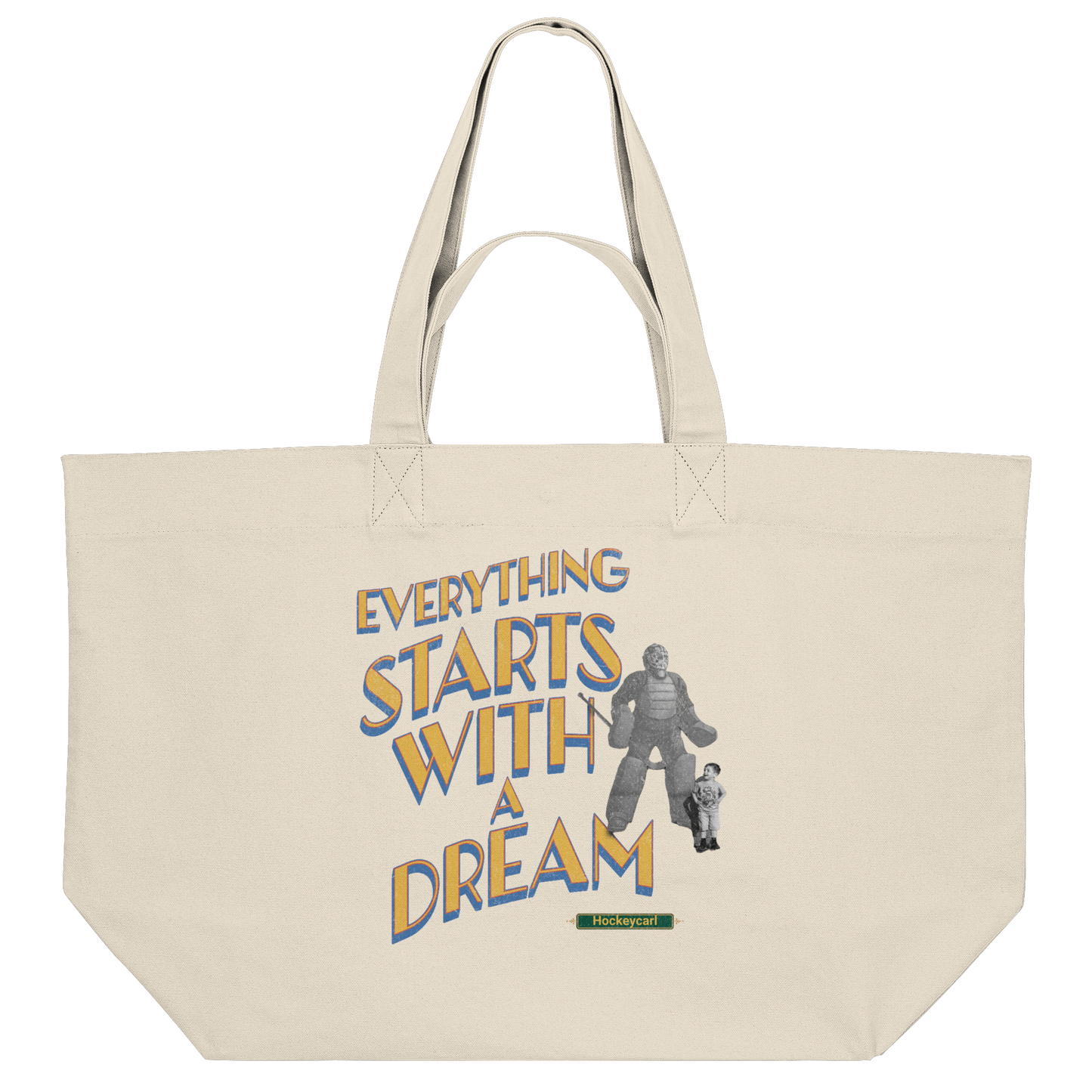 Everything starts with a Dream  - Organic Shopping-Bag - Hockeycarl