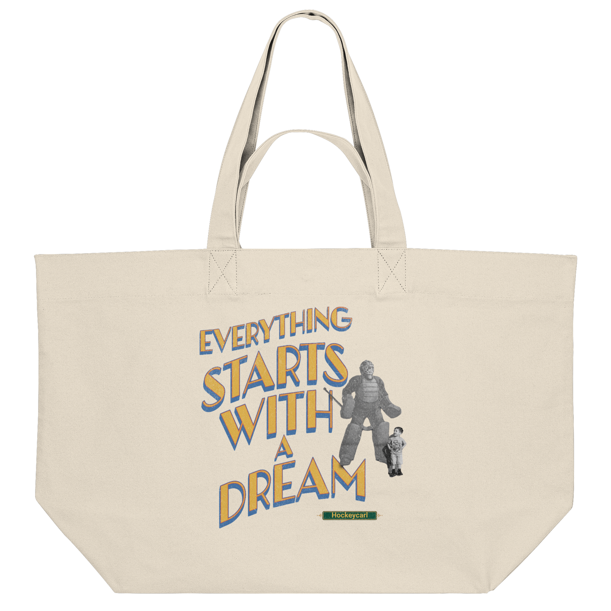 Everything starts with a Dream  - Organic Shopping-Bag - Hockeycarl