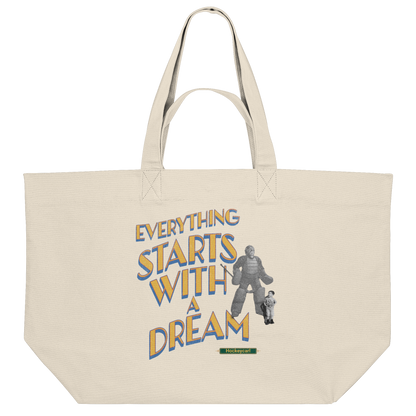Everything starts with a Dream  - Organic Shopping-Bag - Hockeycarl