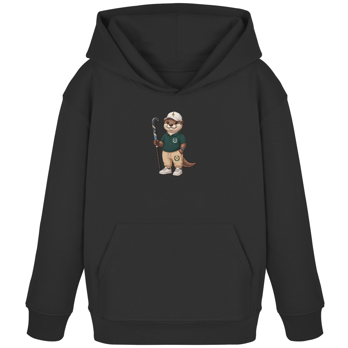 Hockey Otter - Kids Organic Hoodie - Hockeycarl