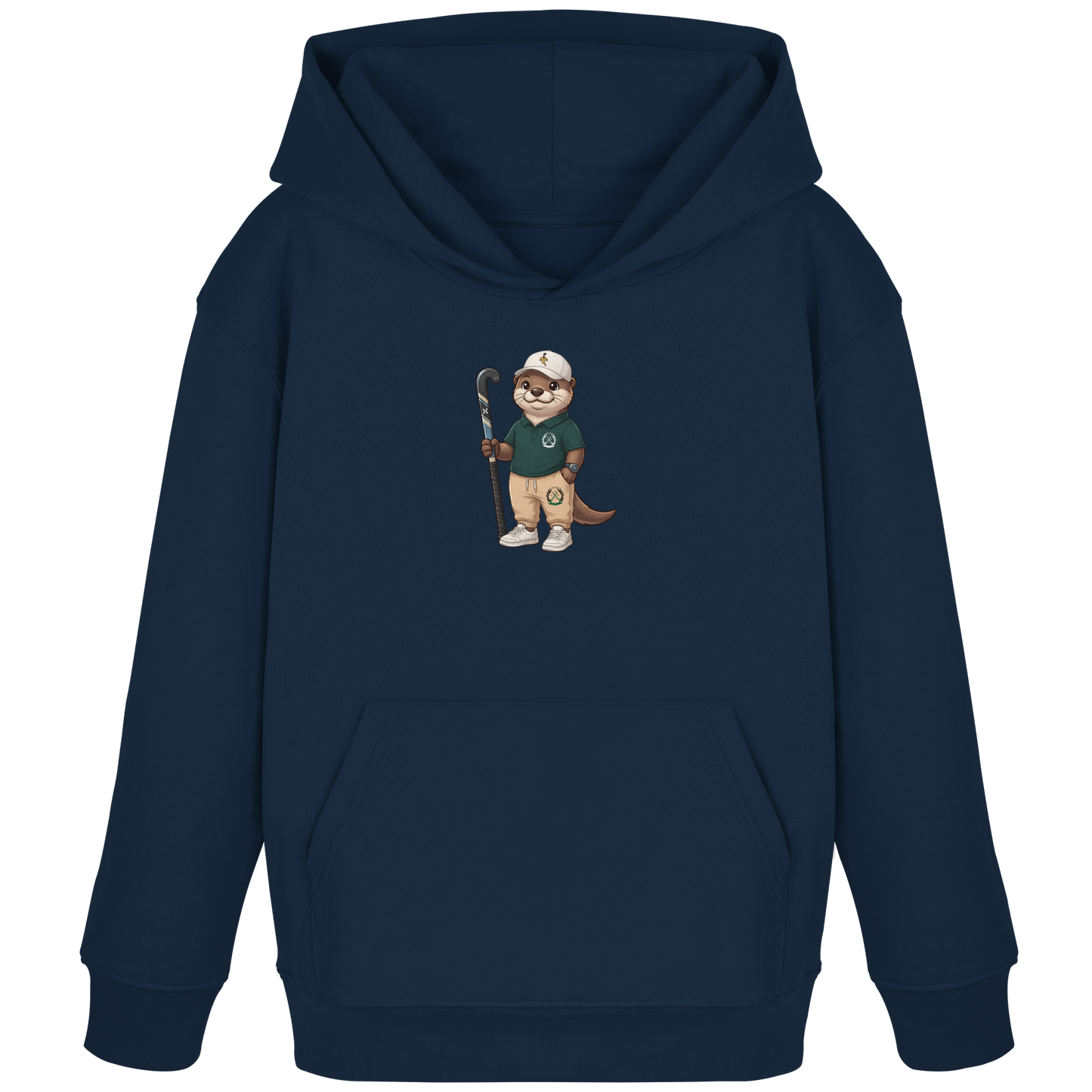 Hockey Otter - Kids Organic Hoodie - Hockeycarl