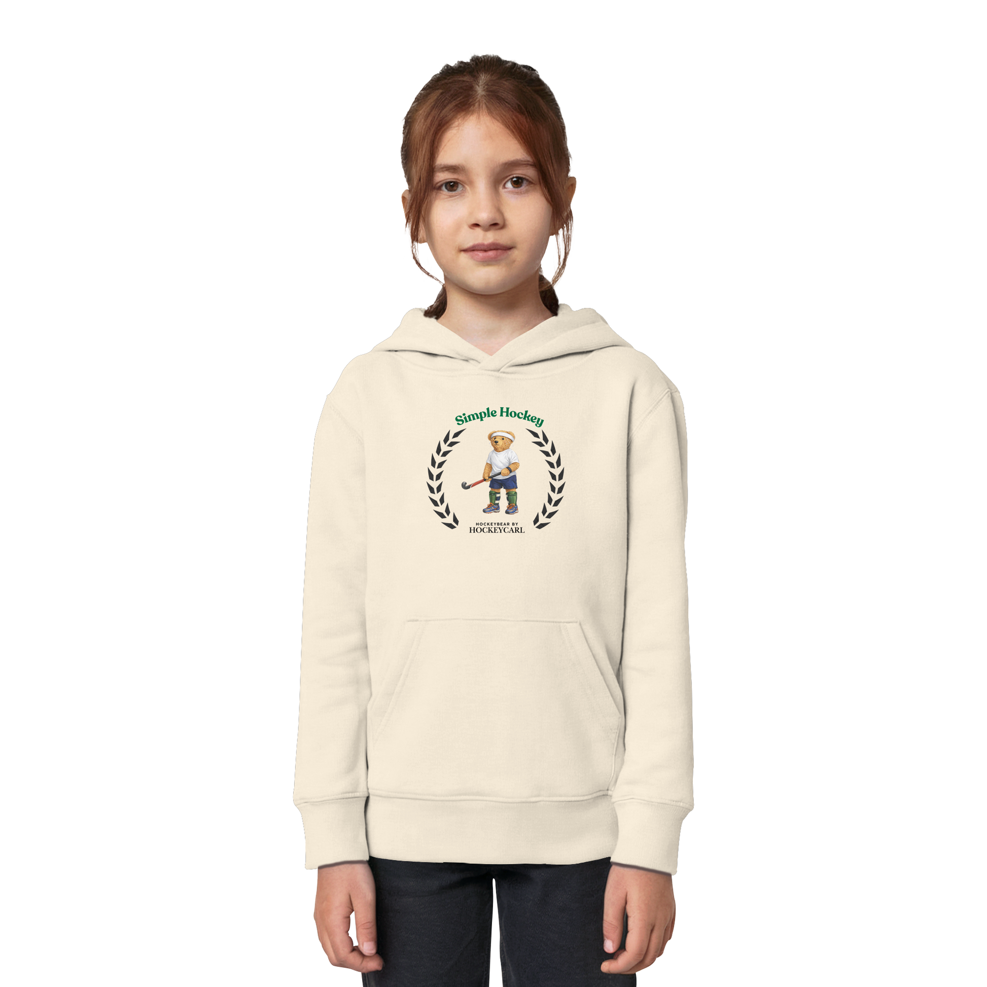 Hockey Bär Kids - Kids Organic Hoodie - Hockeycarl