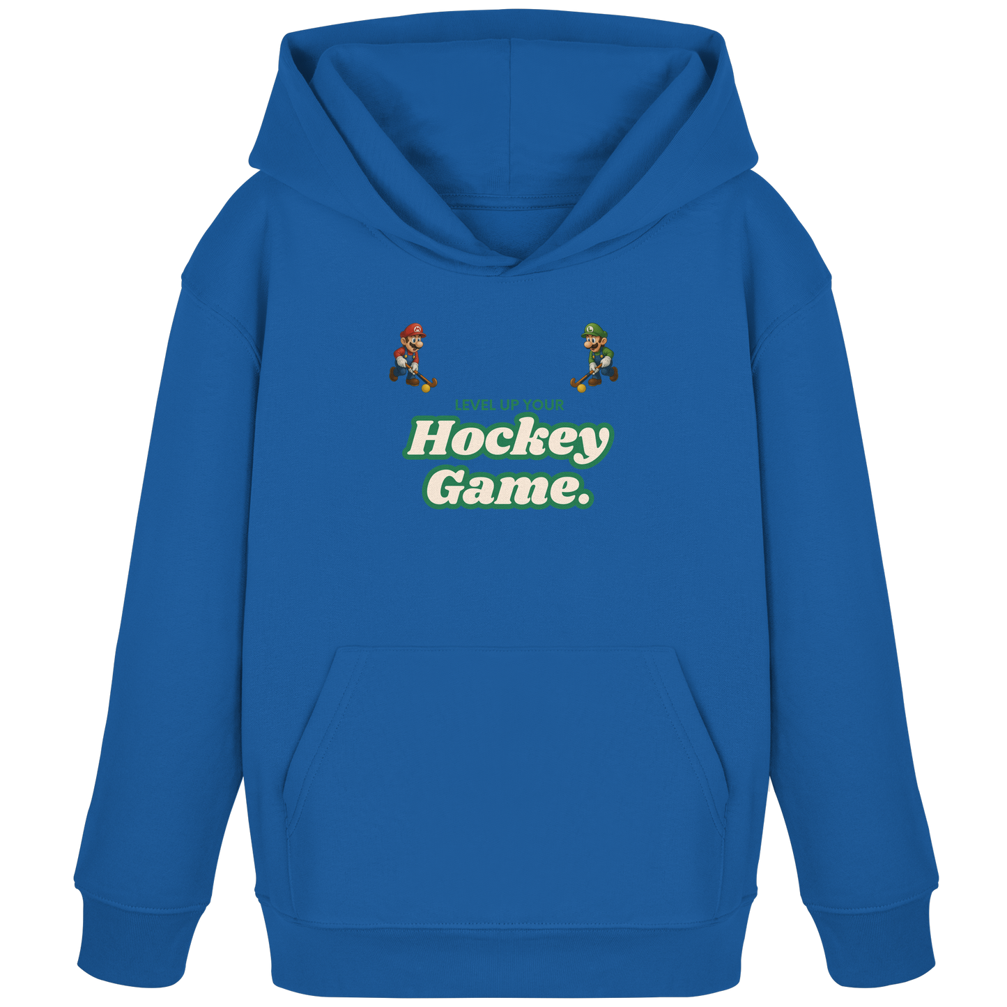 LEVEL UP YOUR HOCKEY GAME - Kids Organic Hoodie - Hockeycarl
