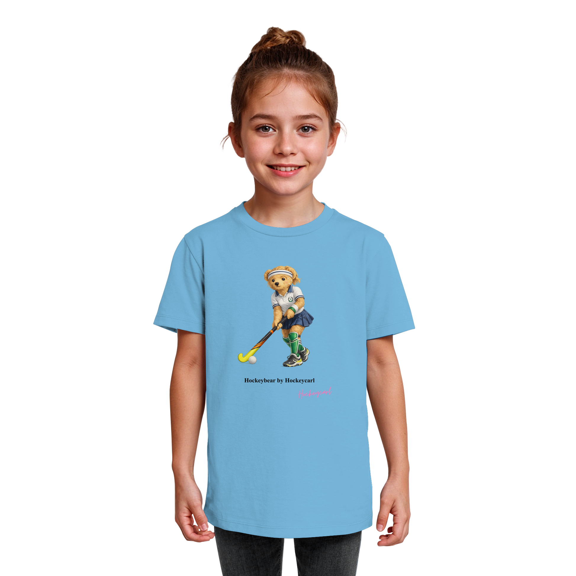 Hockeybear  - Kids Organic Shirt - Hockeycarl