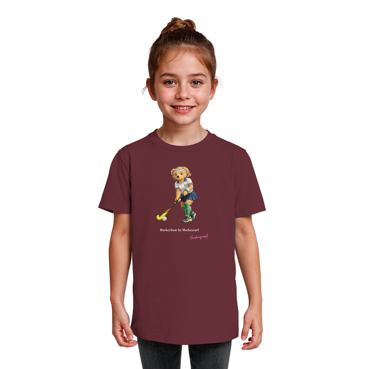 Hockeybear  - Kids Organic Shirt - Hockeycarl