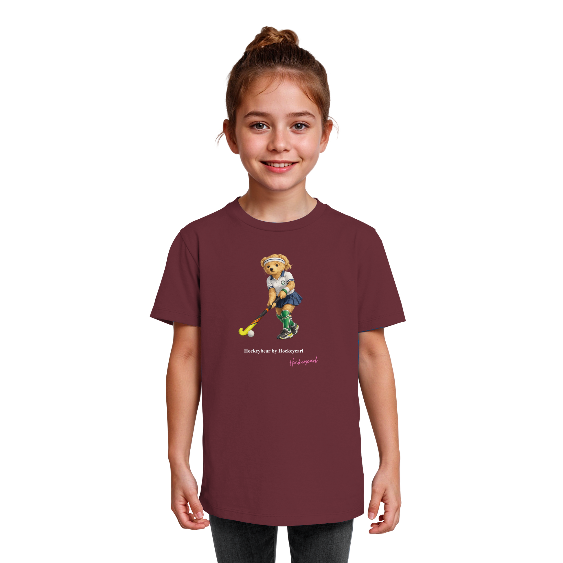 Hockeybear  - Kids Organic Shirt - Hockeycarl
