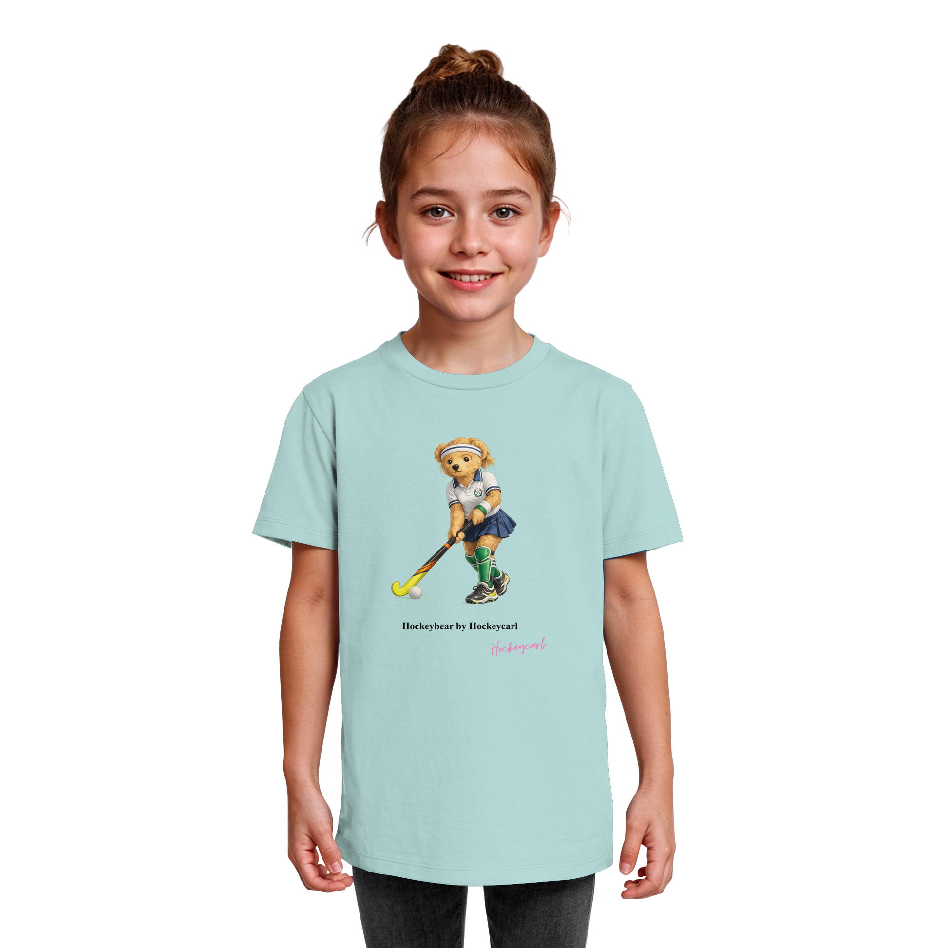 Hockeybear  - Kids Organic Shirt - Hockeycarl