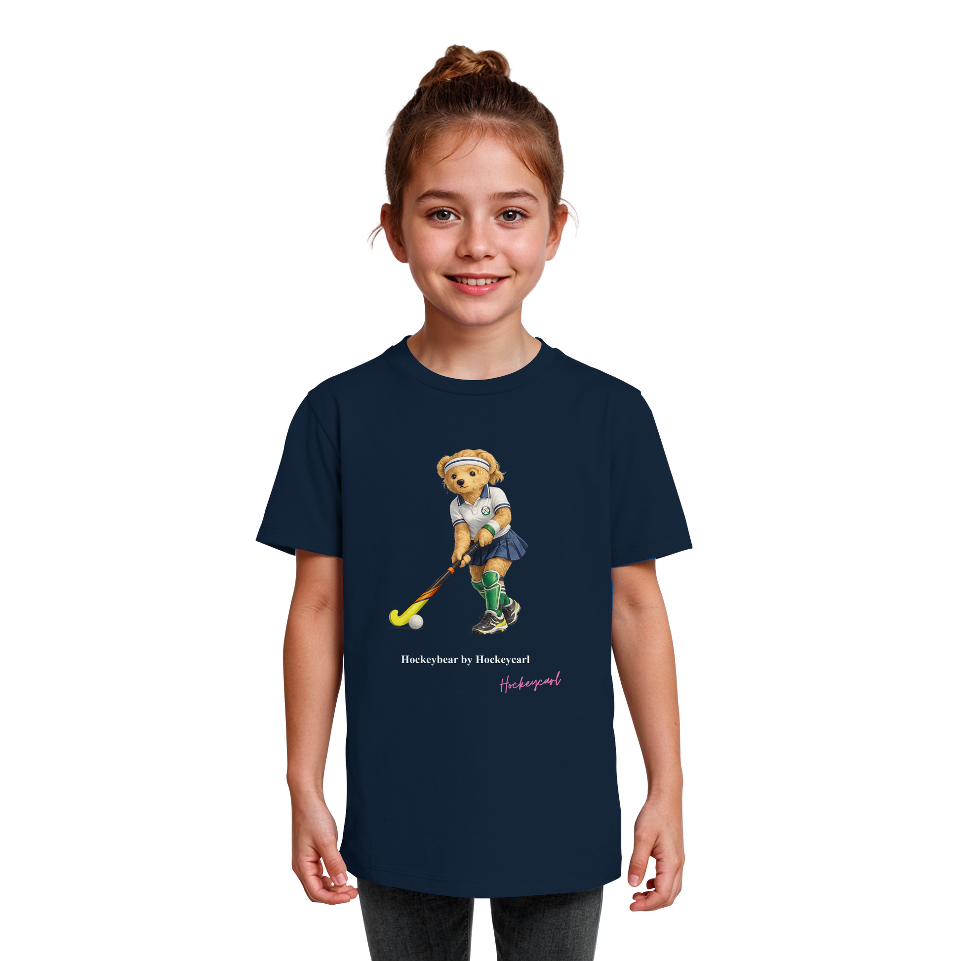 Hockeybear  - Kids Organic Shirt - Hockeycarl
