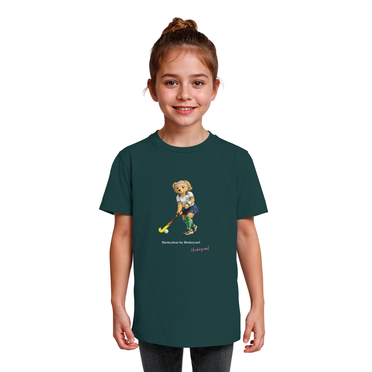 Hockeybear  - Kids Organic Shirt - Hockeycarl