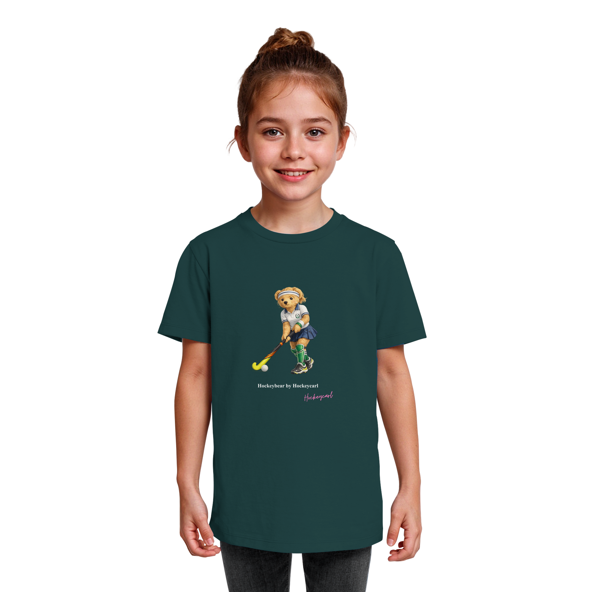 Hockeybear  - Kids Organic Shirt - Hockeycarl