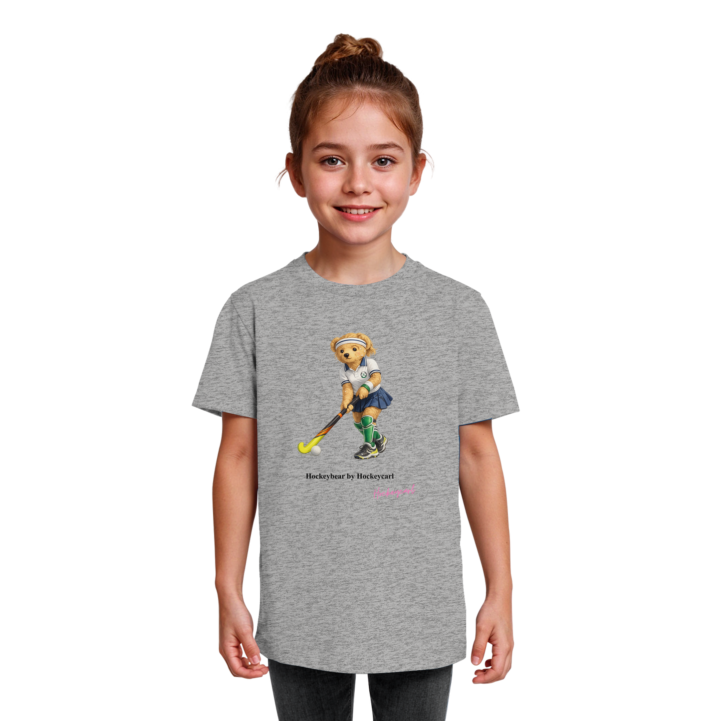 Hockeybear  - Kids Organic Shirt - Hockeycarl