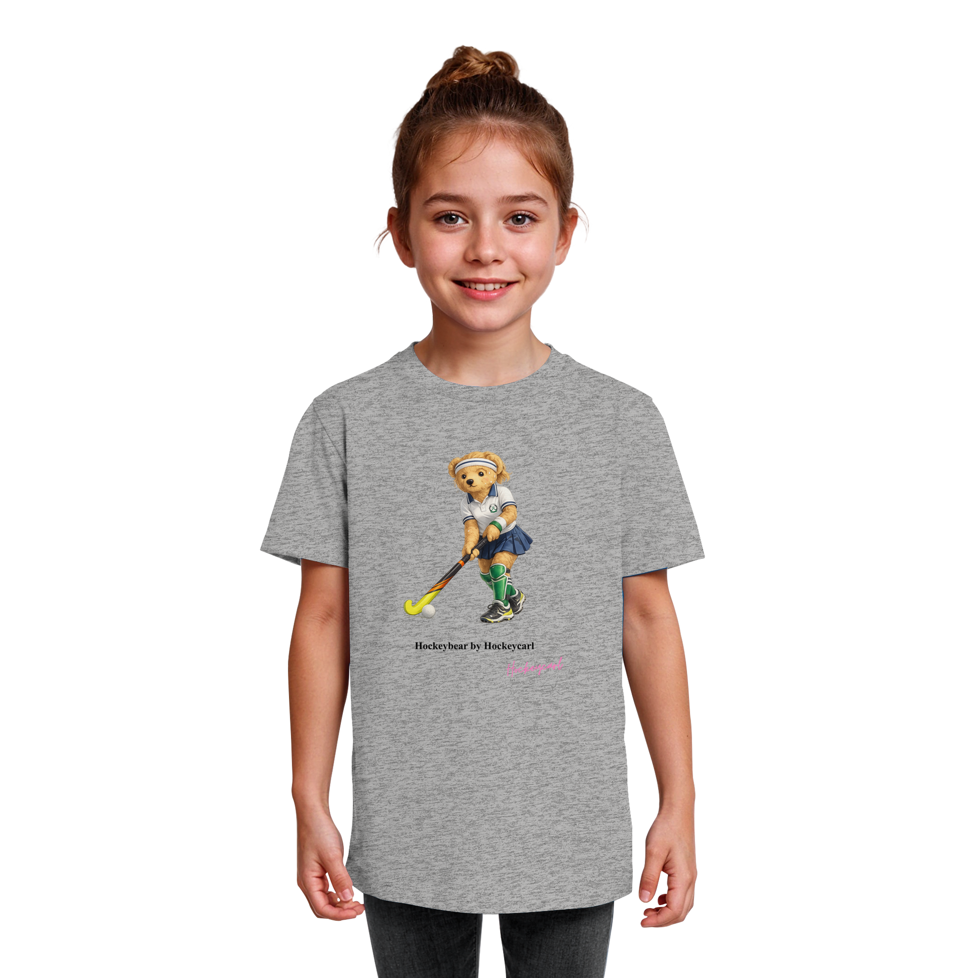 Hockeybear  - Kids Organic Shirt - Hockeycarl