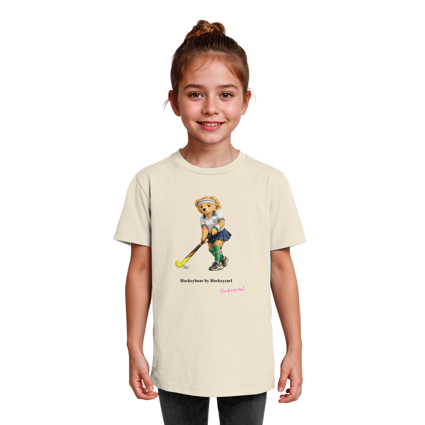 Hockeybear  - Kids Organic Shirt - Hockeycarl