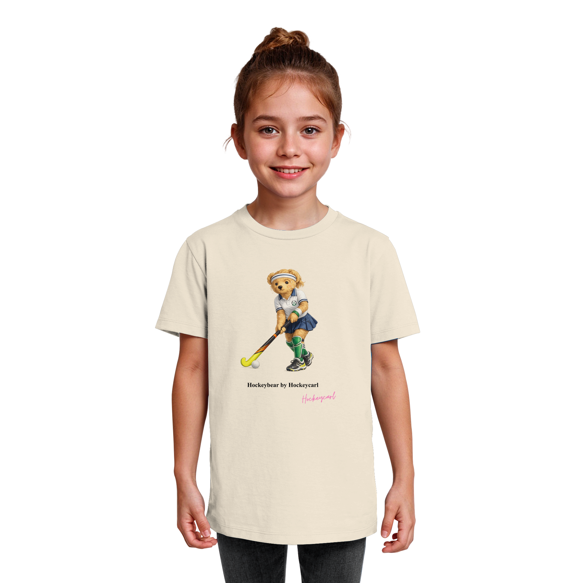 Hockeybear  - Kids Organic Shirt - Hockeycarl