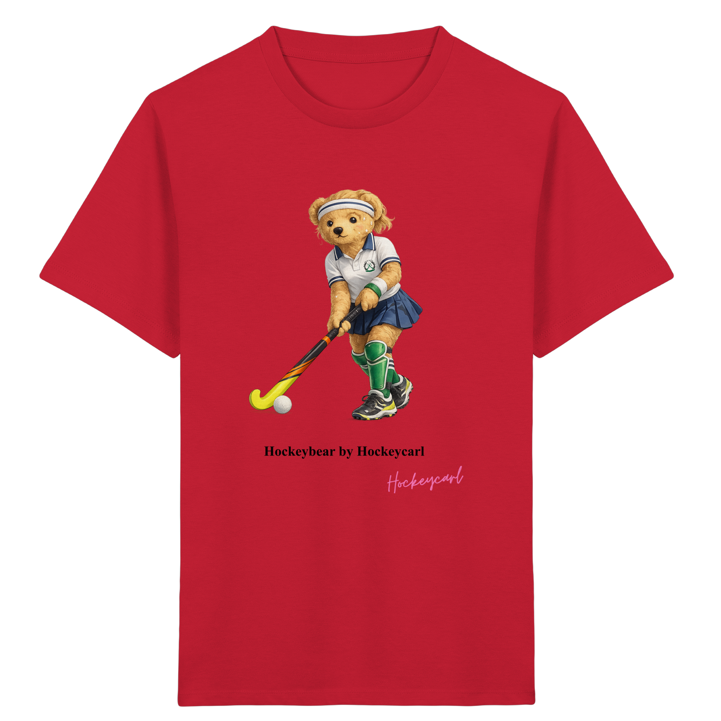 Hockeybear  - Kids Organic Shirt - Hockeycarl