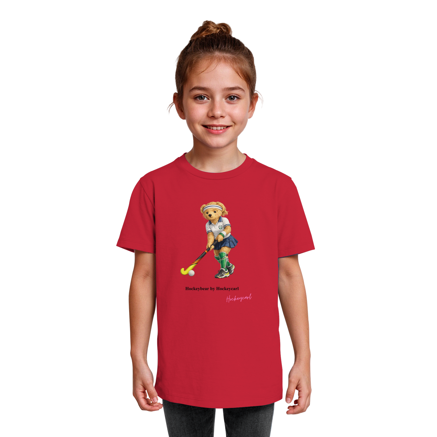 Hockeybear  - Kids Organic Shirt - Hockeycarl