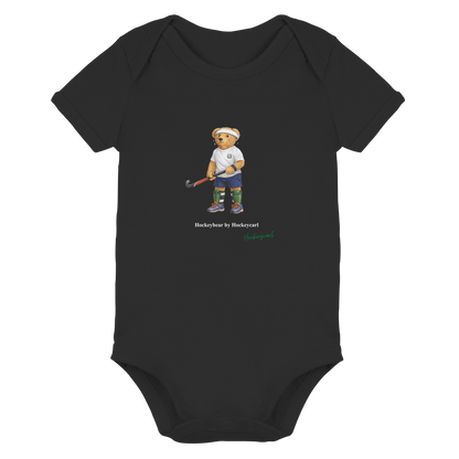 Hockeybear  - Organic Baby Bodysuit - Hockeycarl