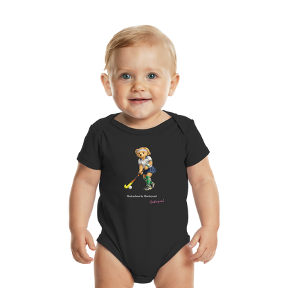 Hockeybear  - Organic Baby Bodysuit - Hockeycarl